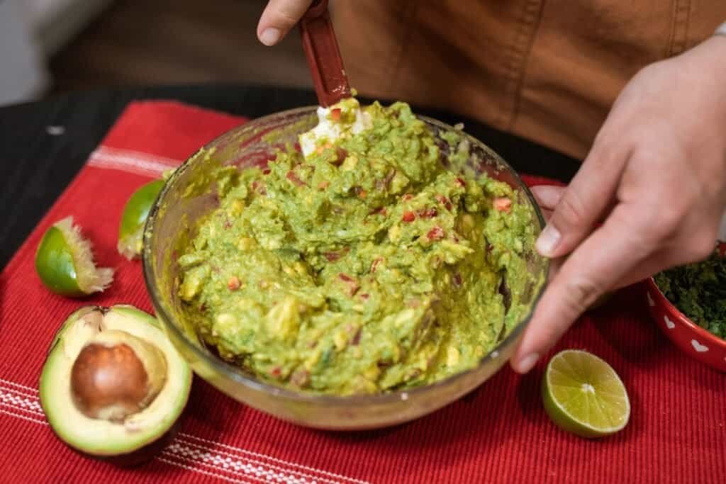 guacamole para hamburguesas caseras con guacamole